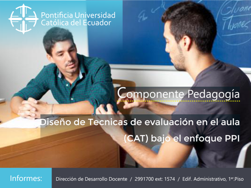 Diseño de Técnicas de Evaluación en el Aula (CAT) bajo enfoque PPI