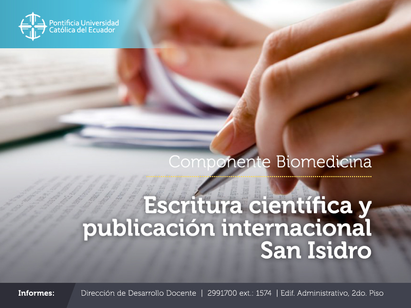Escritura científica y publicación internacional – San Isidro