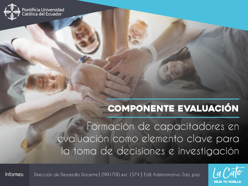 Formación de capacitadores en evaluación como elemento clave para la toma de decisiones e investigación