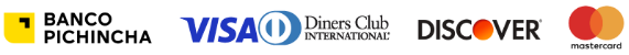 banco pichincha, visa, diners club, discover, mastercard